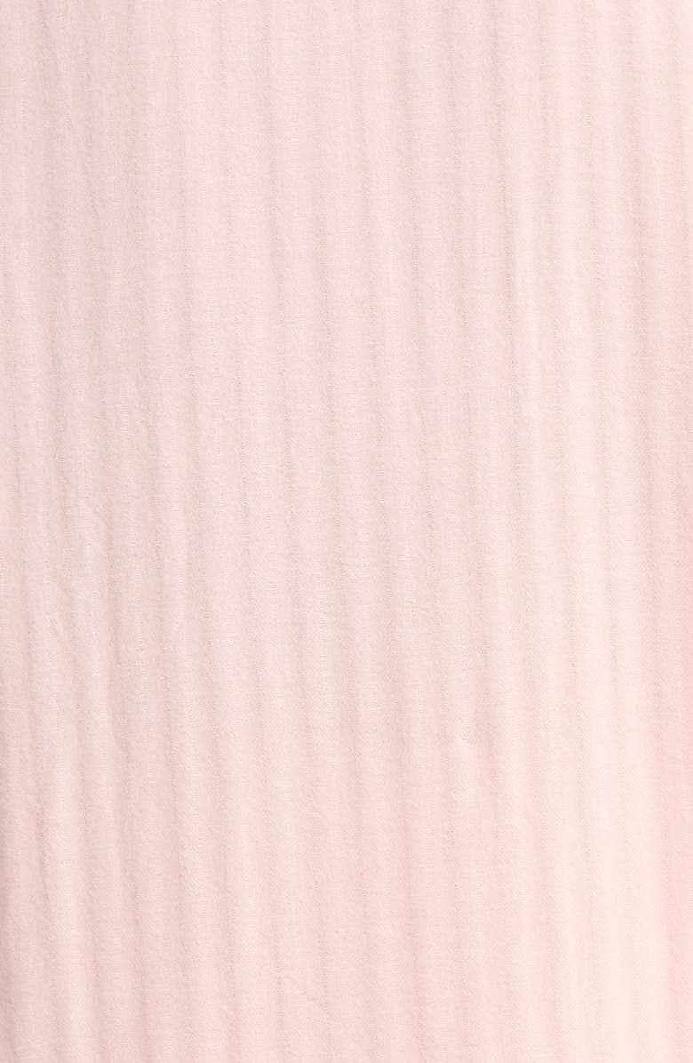 Papinelle Herringbone Supersoft Brushed Organic Cotton Pajamas, Alternate, color, Papinelle Pink