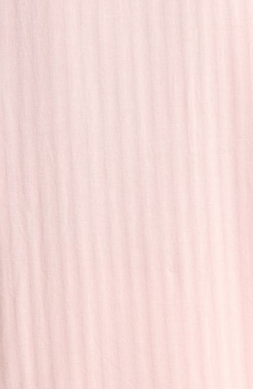 Papinelle Herringbone Supersoft Brushed Organic Cotton Pajamas In Pink