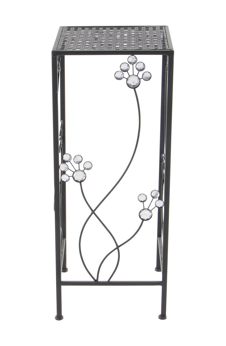WILLOW ROW Black Iron Traditional Plant Stand - Set of 3, Alternate, color, Black
