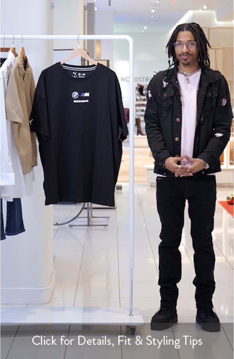 BMW M Motorsport Essential II Logo Graphic T-Shirt, sales video thumbnail