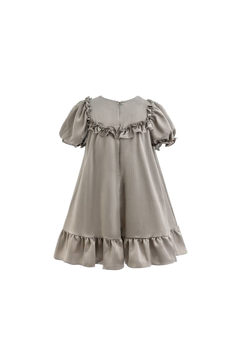 Ruffle Berlin Dress, Alternate, color, Grey