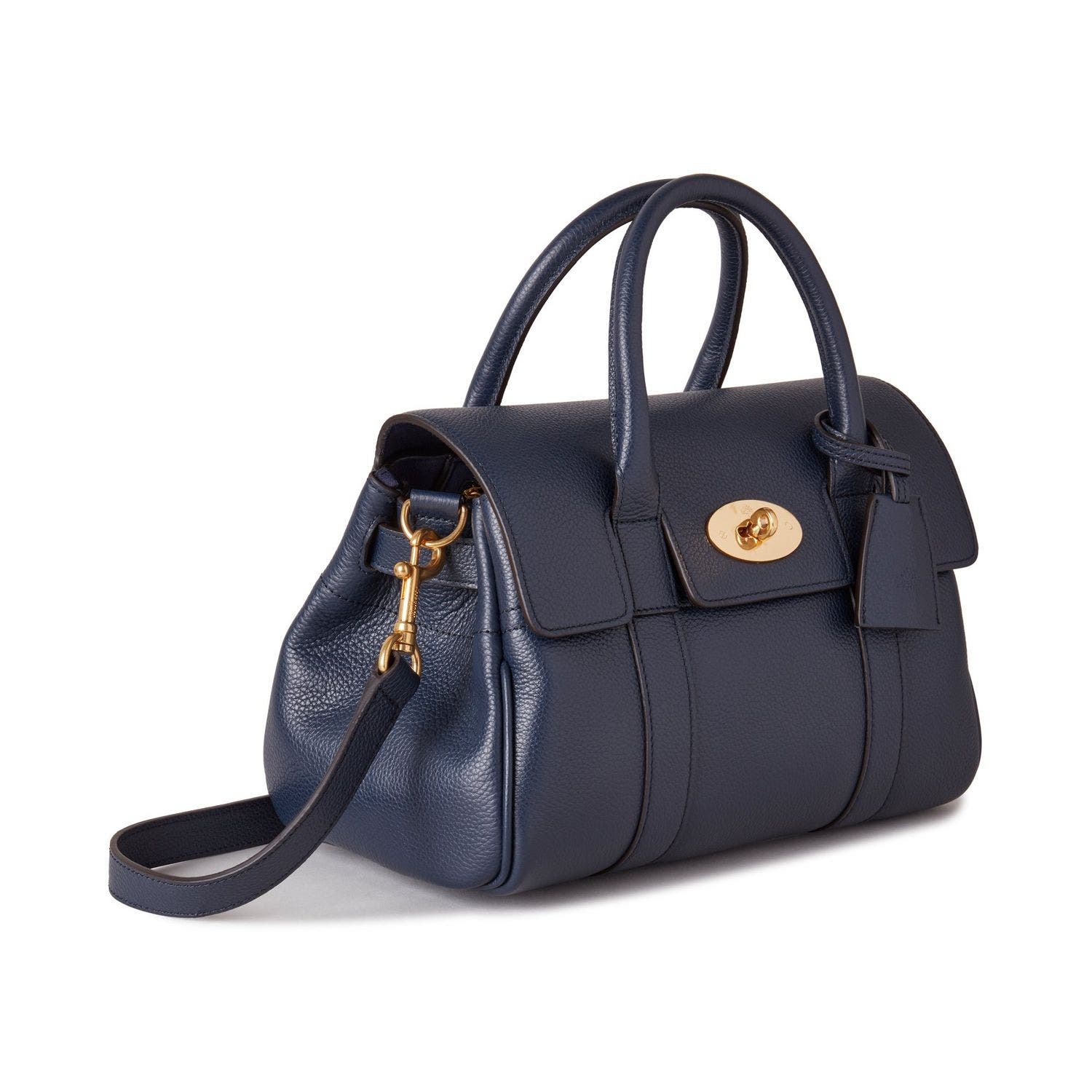 Mulberry Small Bayswater Satchel, Alternate, color, Night Sky