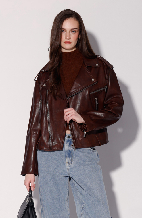 Walter Baker Jett Jacket In Animal Print