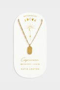 Katie Loxton 'Capricorn' Waterproof Gold Zodiac Necklace