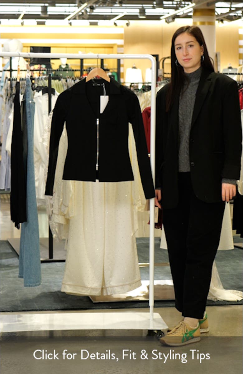 Trim Zip-Up Jacket, sales video thumbnail