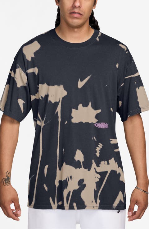 Sportswear Splash Dye Cotton T-Shirt