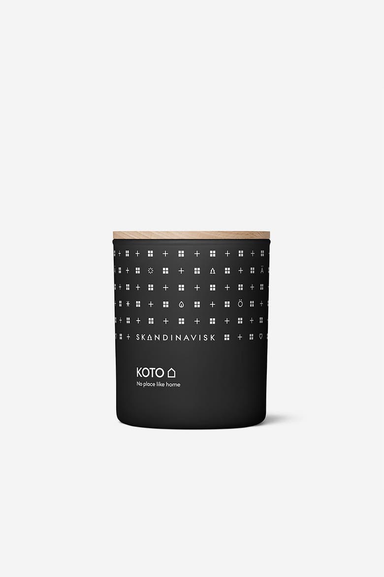 KOTO Scented Candle 200g, Alternate, color, Black