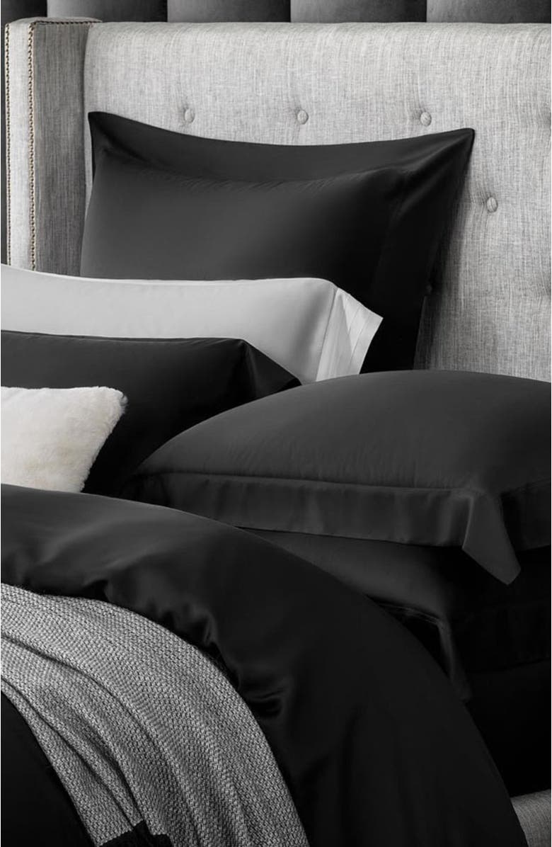 Togas Sensa Duvet Cover, Alternate, color, Black