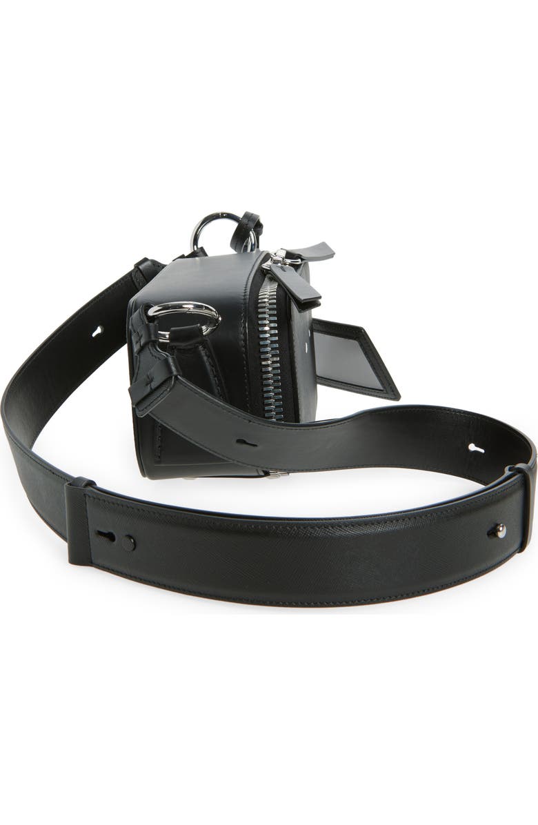 Maison Margiela Small Doll Leather Camera Bag, Alternate, color, Black