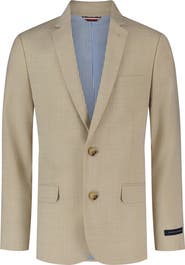 Tommy Hilfiger Kids' Two Button Stretch Woven Sport Coat