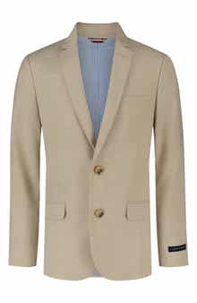 Tommy Hilfiger Kids' Two Button Stretch Woven Sport Coat