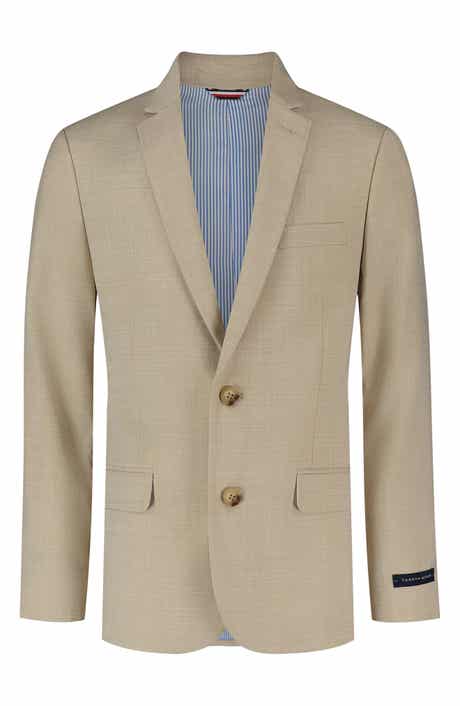 Tommy Hilfiger Kids' Two Button Stretch Woven Sport Coat