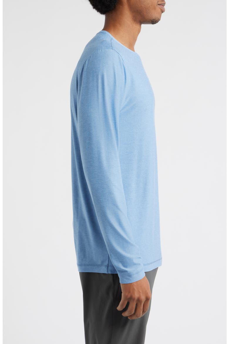 Long Sleeve Strato Tech Tee, Alternate, color, ISLE BLUE HEATHER