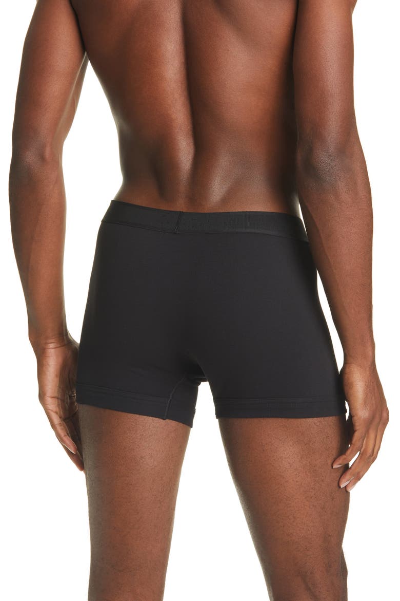 2-Pack Cotton Jersey Boxer Briefs, Alternate, color, BLACK