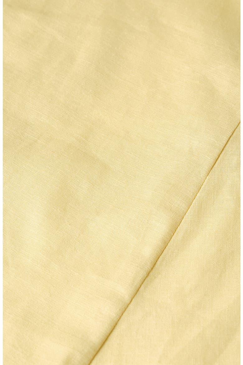 Linen Blend Wrap Maxi Skirt, Alternate, color, PARSNIP