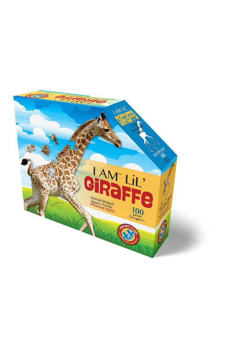 Lil Giraffe 100 Piece Jigsaw Puzzle, Main, color, Multicolored