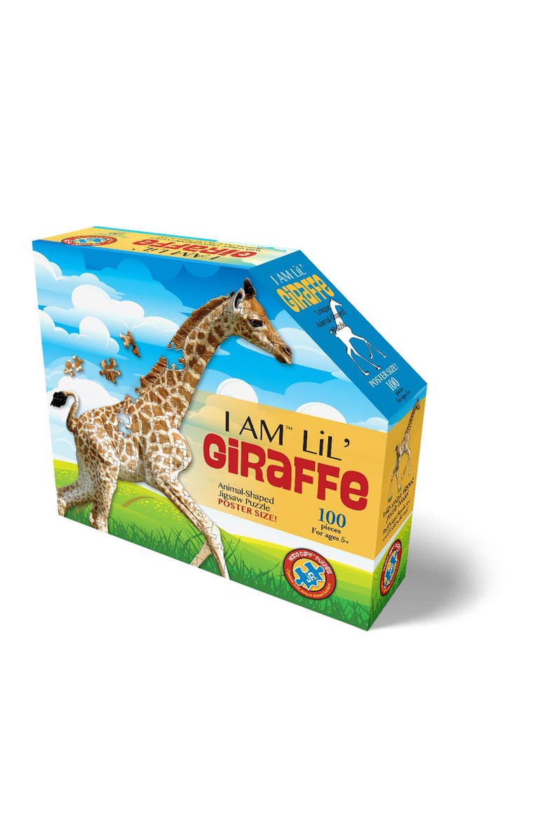 Madd Capp Lil Giraffe 100 Piece Jigsaw Puzzle, Main, color, Multicolored