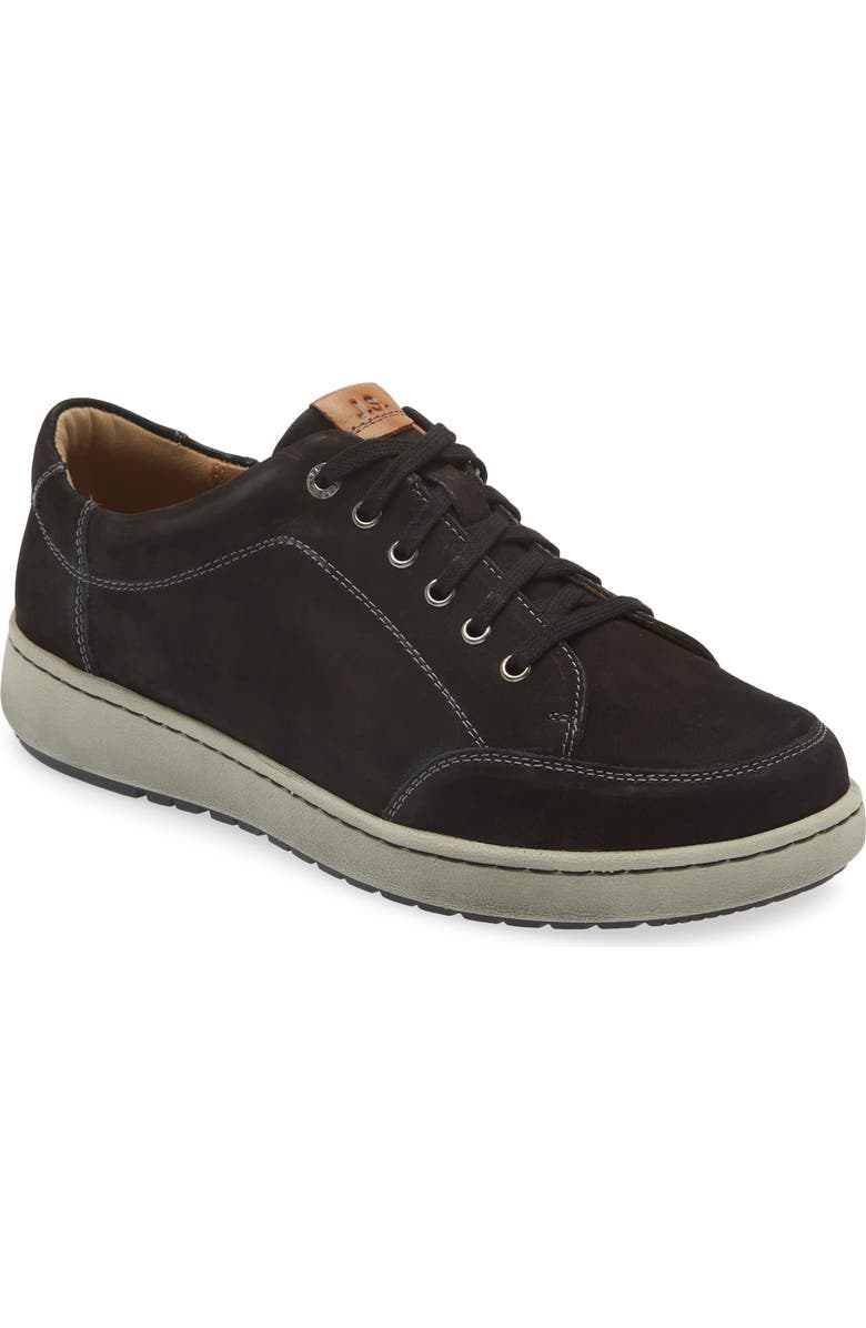Josef Seibel David Sneaker, Main, color, Black Nubuck