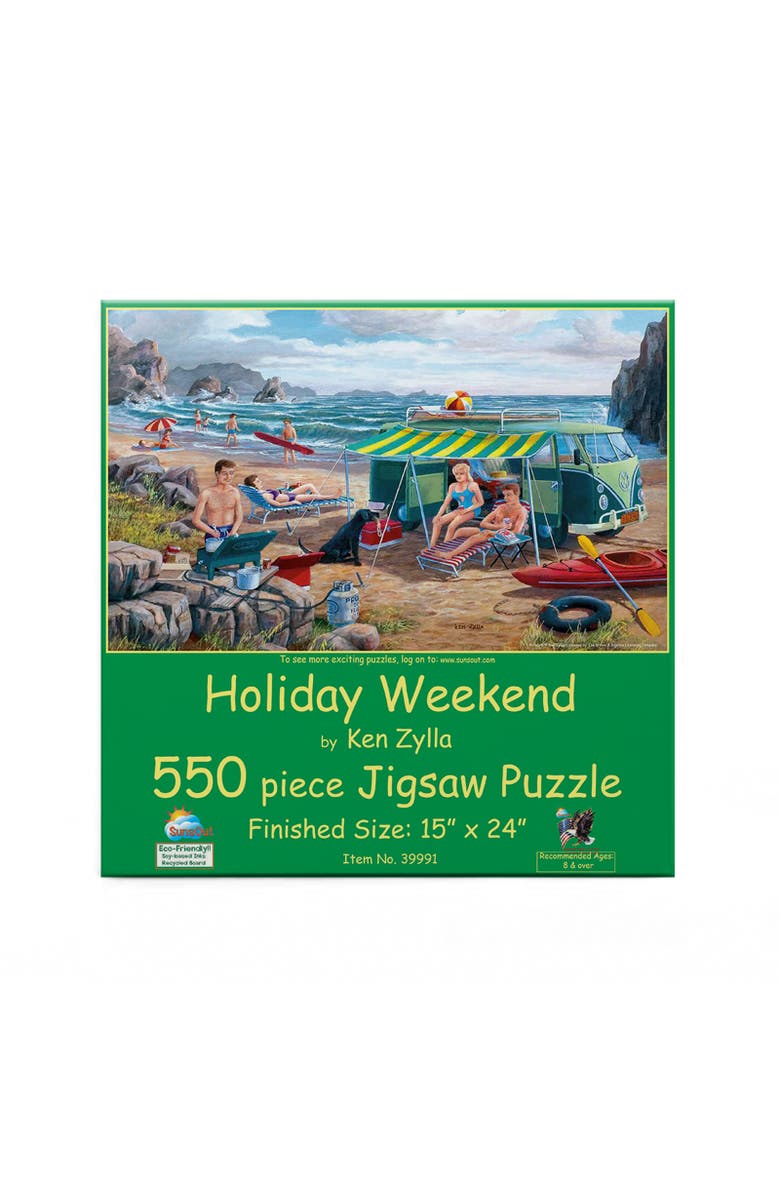 Sunsout Holiday Weekend 550 piece Jigsaw Puzzle for Adults, Alternate, color, Multicolor