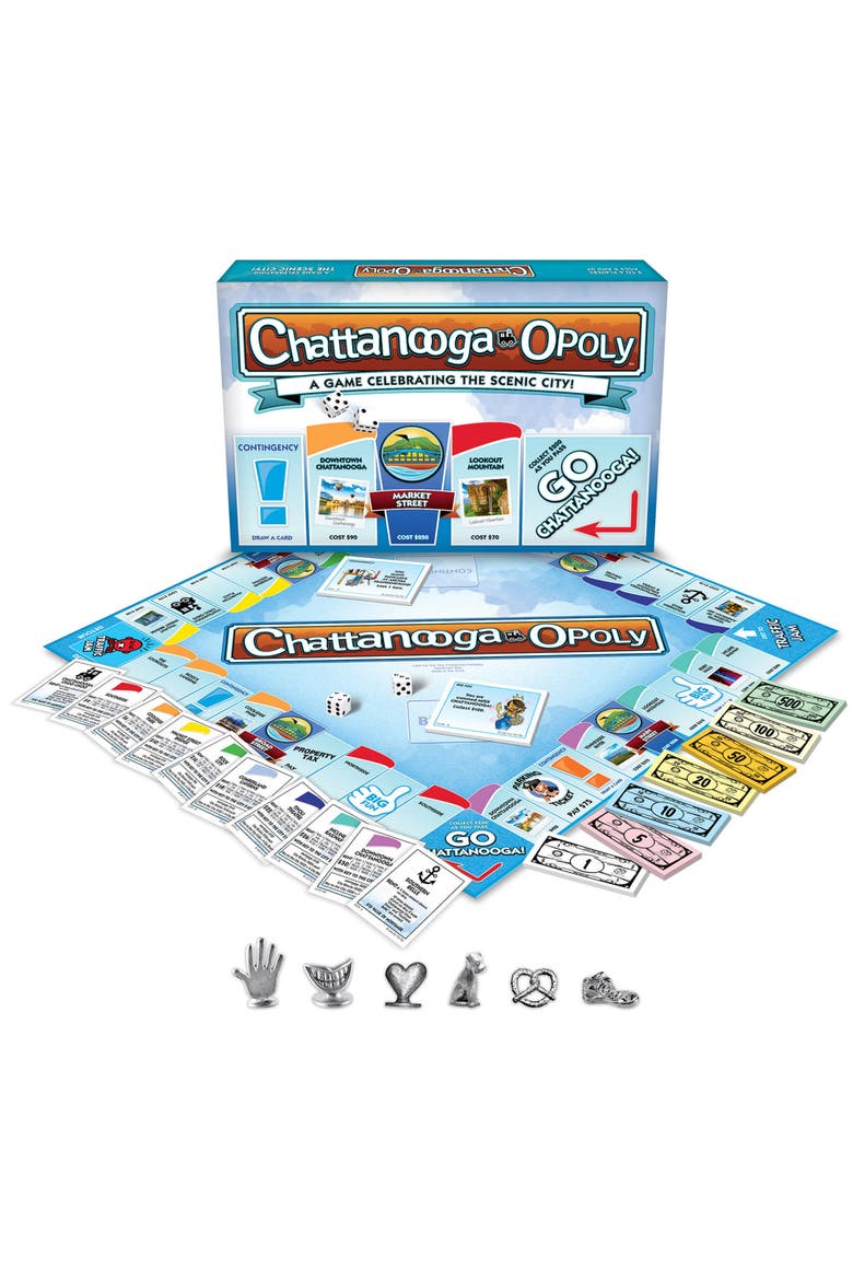 Chattanoogaopoly Monopoly Board Game, Alternate, color, Multicolored