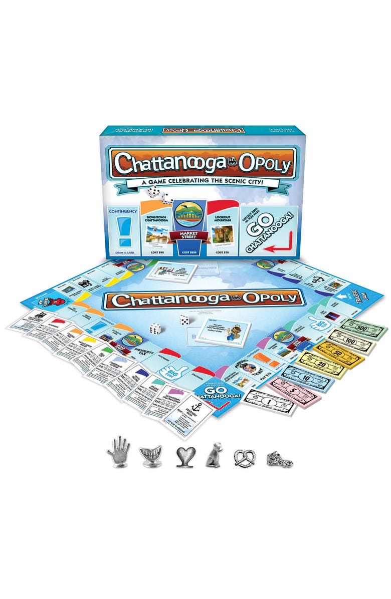 Late for the Sky Chattanoogaopoly Monopoly Board Game, Alternate, color, Multicolored
