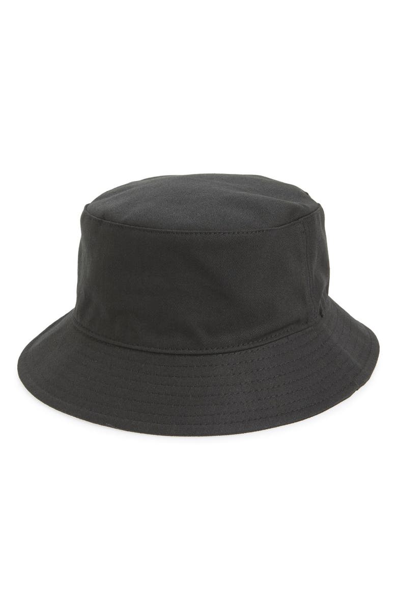 Topman Twill Bucket Hat, Main, color, 