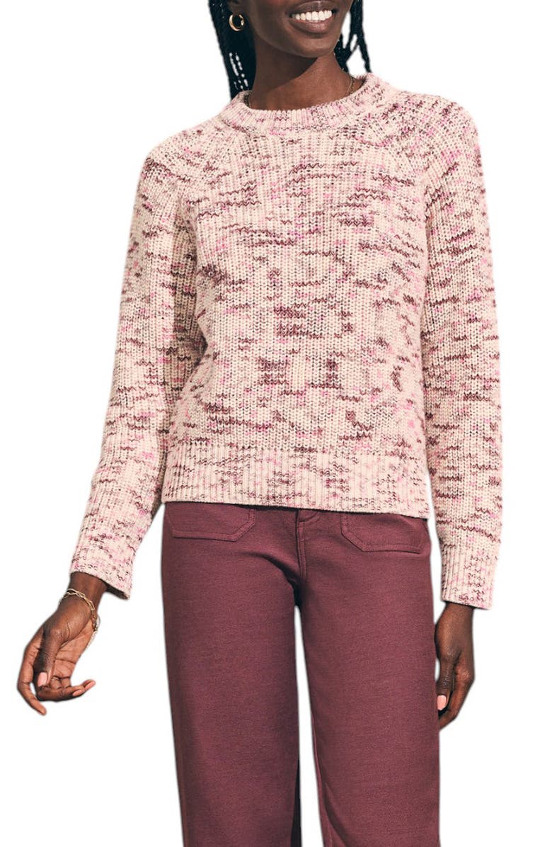 Faherty Painters Crew Sweater, Main, color, 