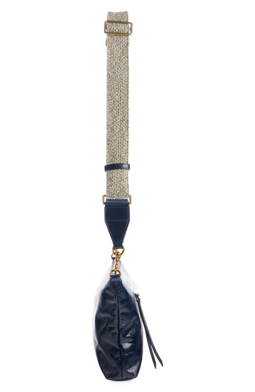 Isabel Marant Nessah Leather Crossbody Bag In Midnight