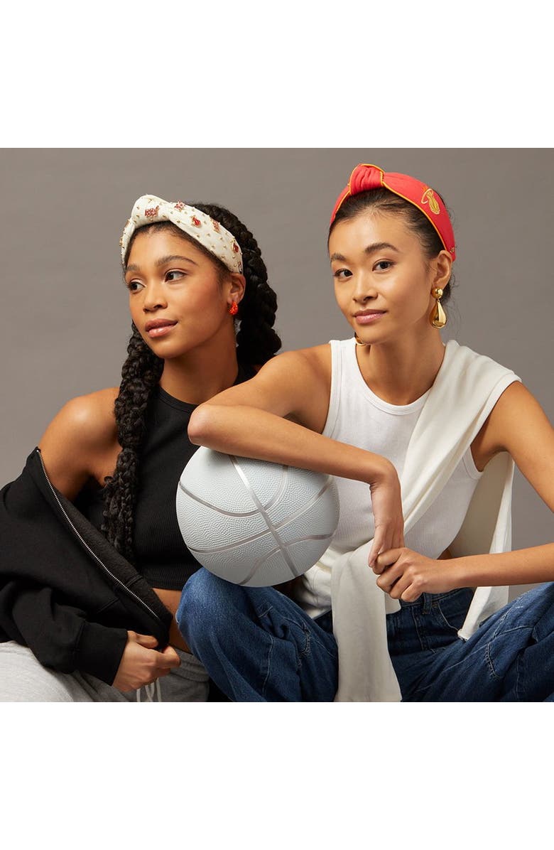 Lele Sadoughi NBA Miami Heat Embellished Headband, Alternate, color,
