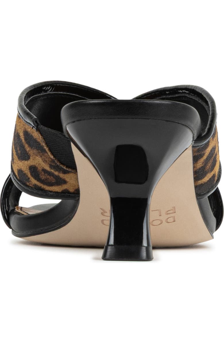Donald Pliner Kaysha Kitten Heel Slide Sandal, Alternate, color, Tobacco/ Black