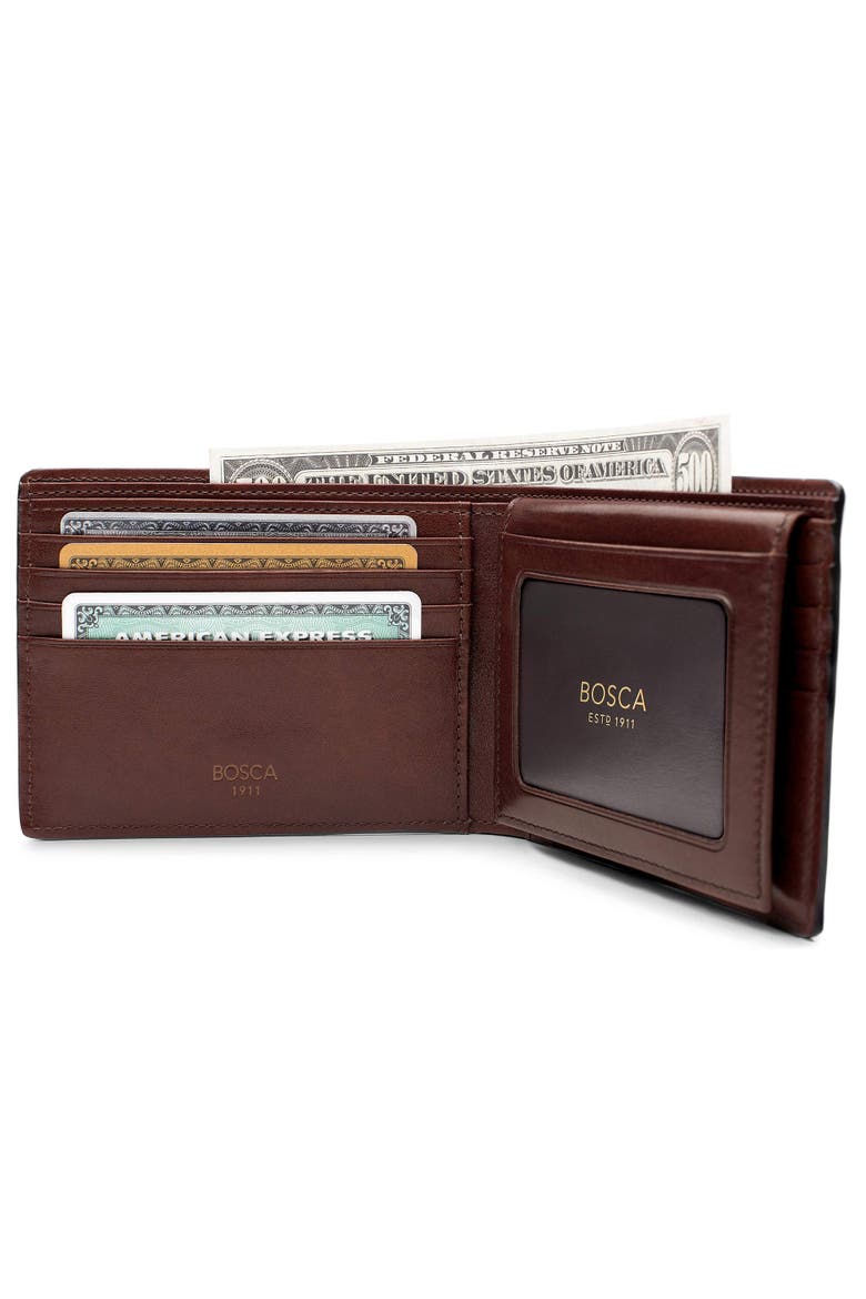 Dolce Credit Wallet With I.d. Passcase, Alternate, color, Dark Brown