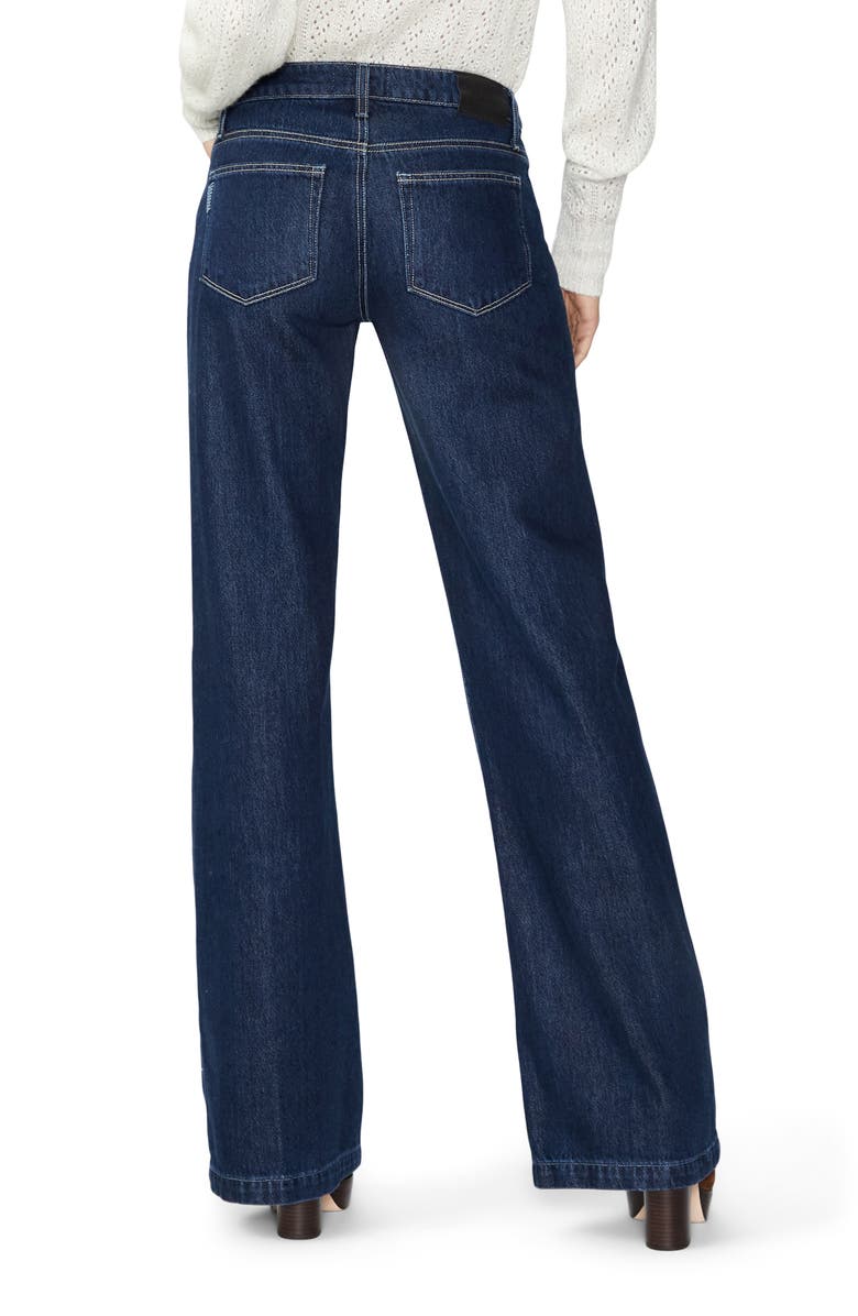 PAIGE Sonja Low Rise Wide Leg Jeans, Alternate, color, Michiru