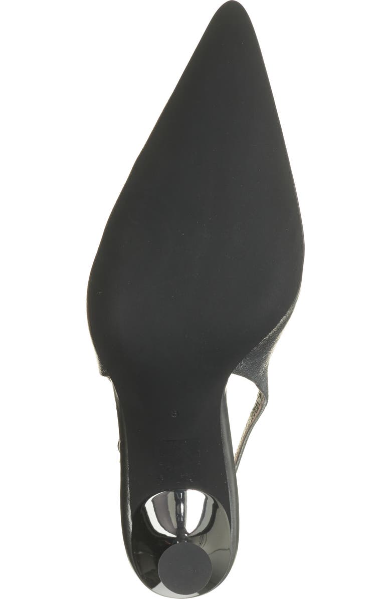 Jeffrey Campbell Boardroom Slingback Pump, Alternate, color, Silver