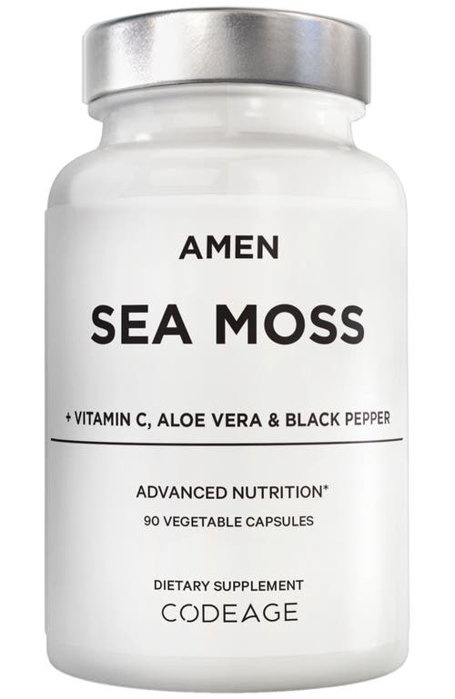 Codeage Amen Sea Moss, Bladderwrack & Burdock Seaweed Superfood in White  product