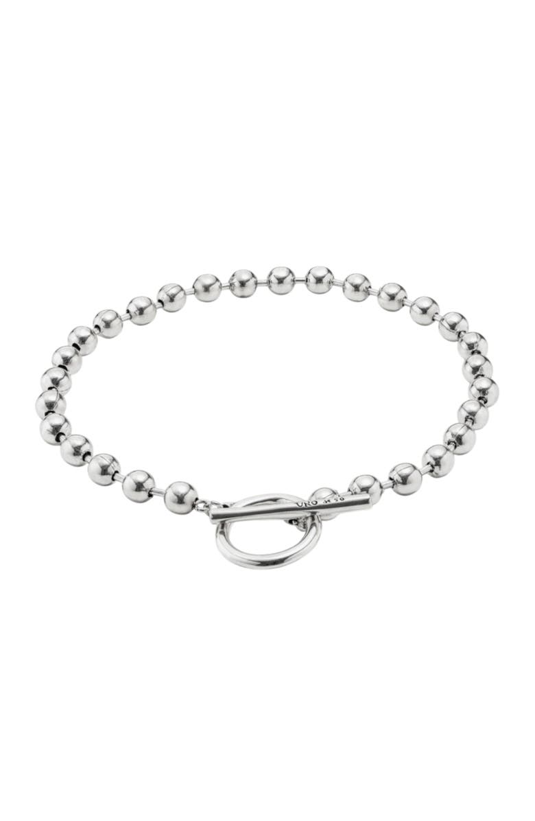 UNODE50 Sterling silver-plated short chain necklace, Alternate, color, Silver