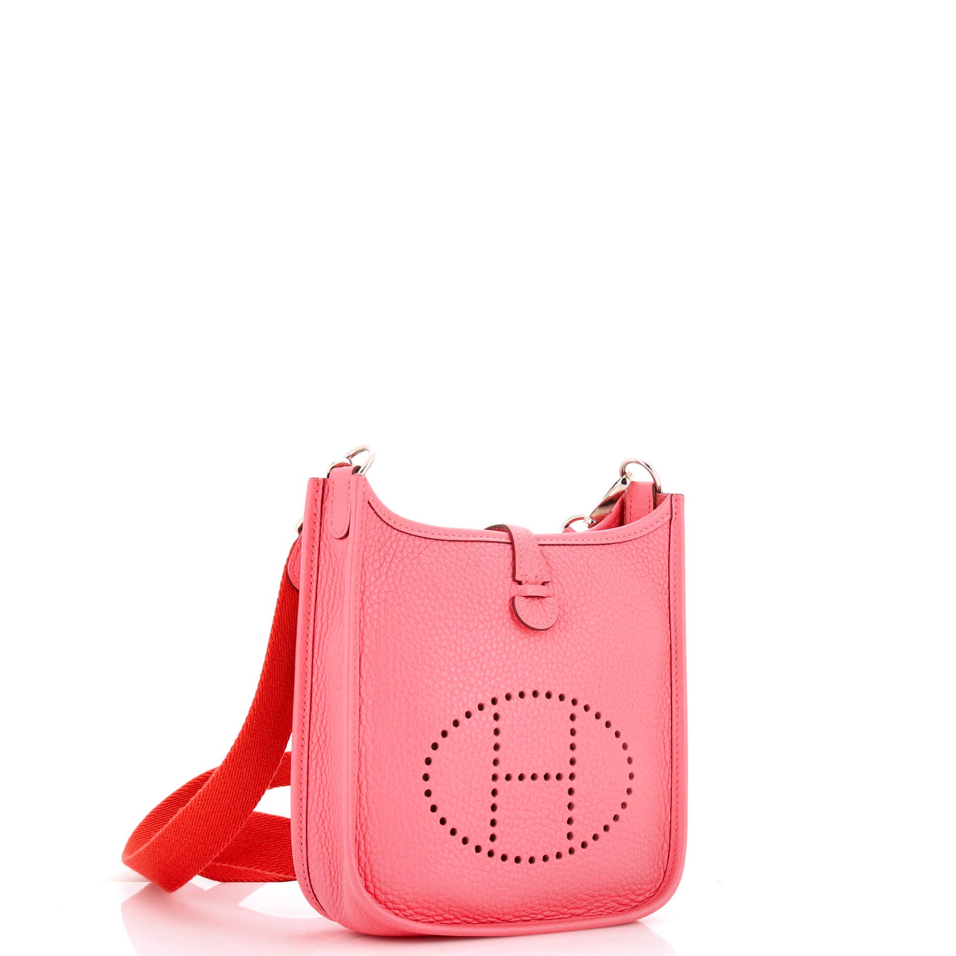 Pre-Owned Hermes Evelyne Bag Gen III Clemence TPM, Alternate, color, Rose Azalee