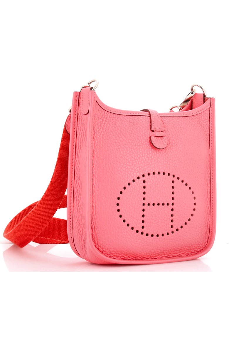 Pre-Owned Hermes Evelyne Bag Gen III Clemence TPM, Alternate, color, Rose Azalee