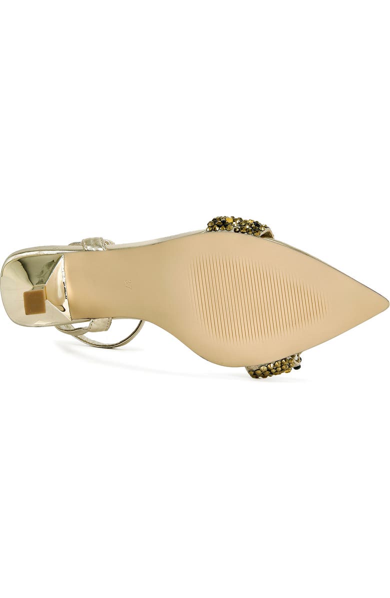 AZALEA WANG Mael Ankle Strap Sandal, Alternate, color, Gold