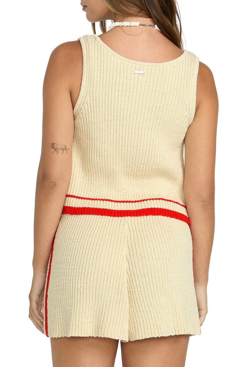 Summery Nights Cotton Trapeze Sweater Tank, Alternate, color, WHITECAP