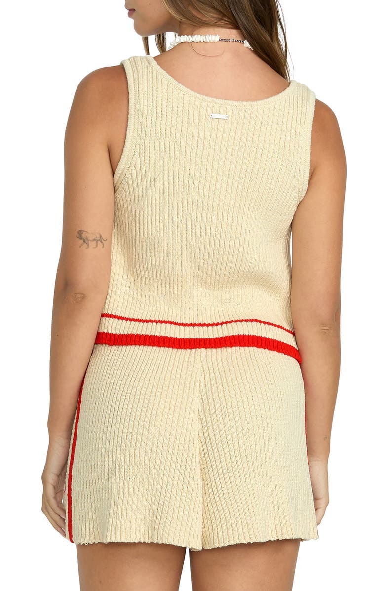 Billabong Summery Nights Cotton Trapeze Sweater Tank, Alternate, color, Whitecap