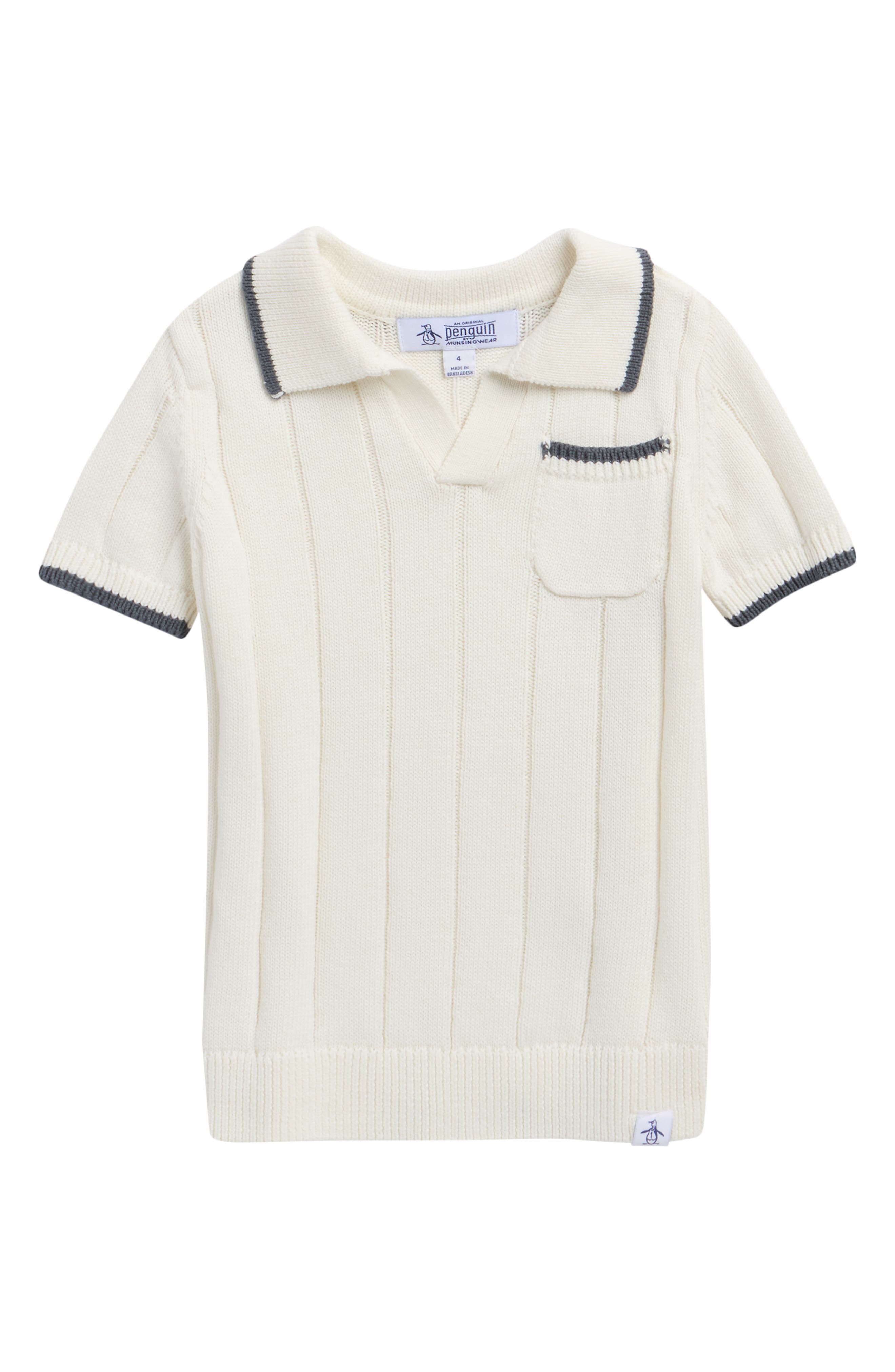 Original Penguin Kids' Tipped Cotton Polo Sweater