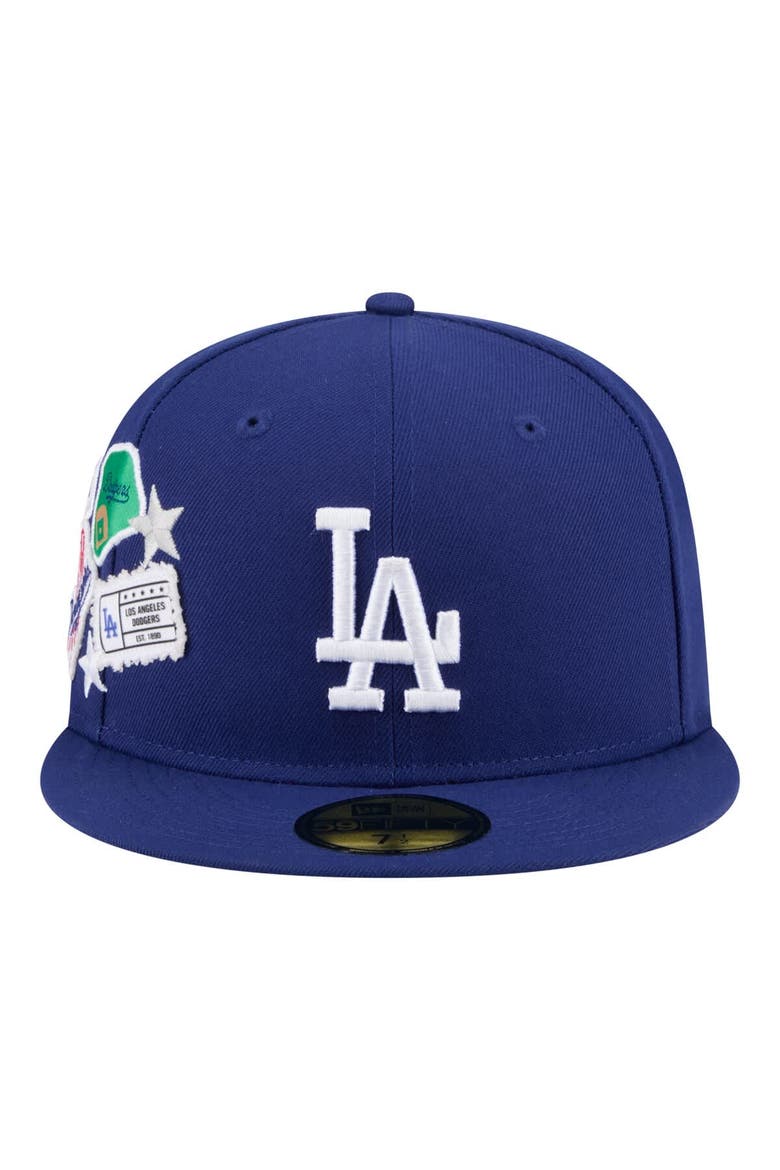 Men's New Era  Royal Los Angeles Dodgers City Patch 59FIFTY Fitted Hat, Alternate, color, Royal