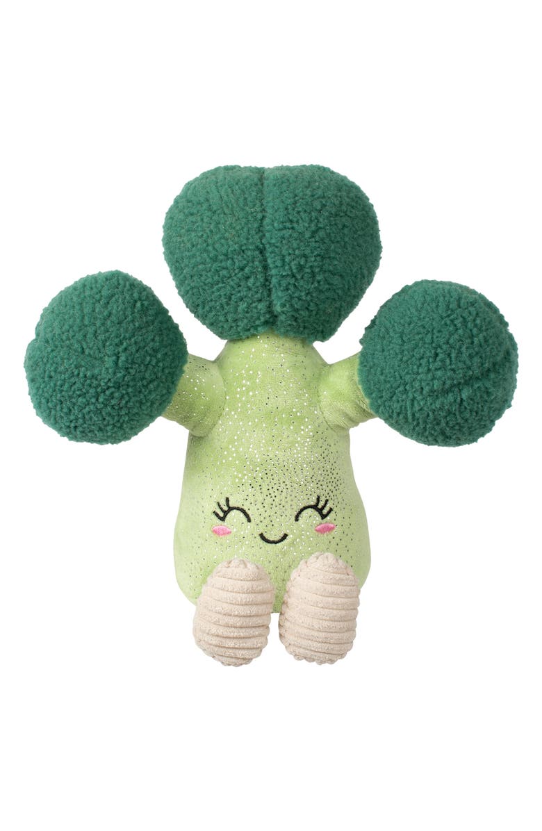 Fringe Studio Brocc Star Plush Dog Toy, Main, color, Green Multi