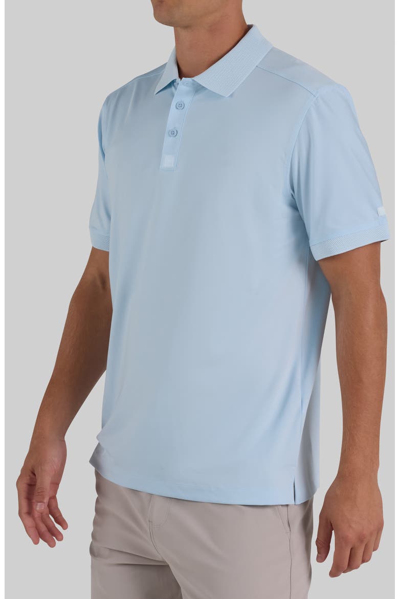 Evolution Ridge Performance Golf Polo, Alternate, color, BABY BLUE