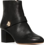 Kate Spade New York spade embellished block heel bootie
