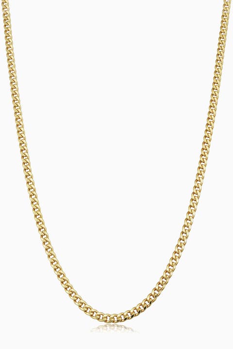 14K gold necklaces for men