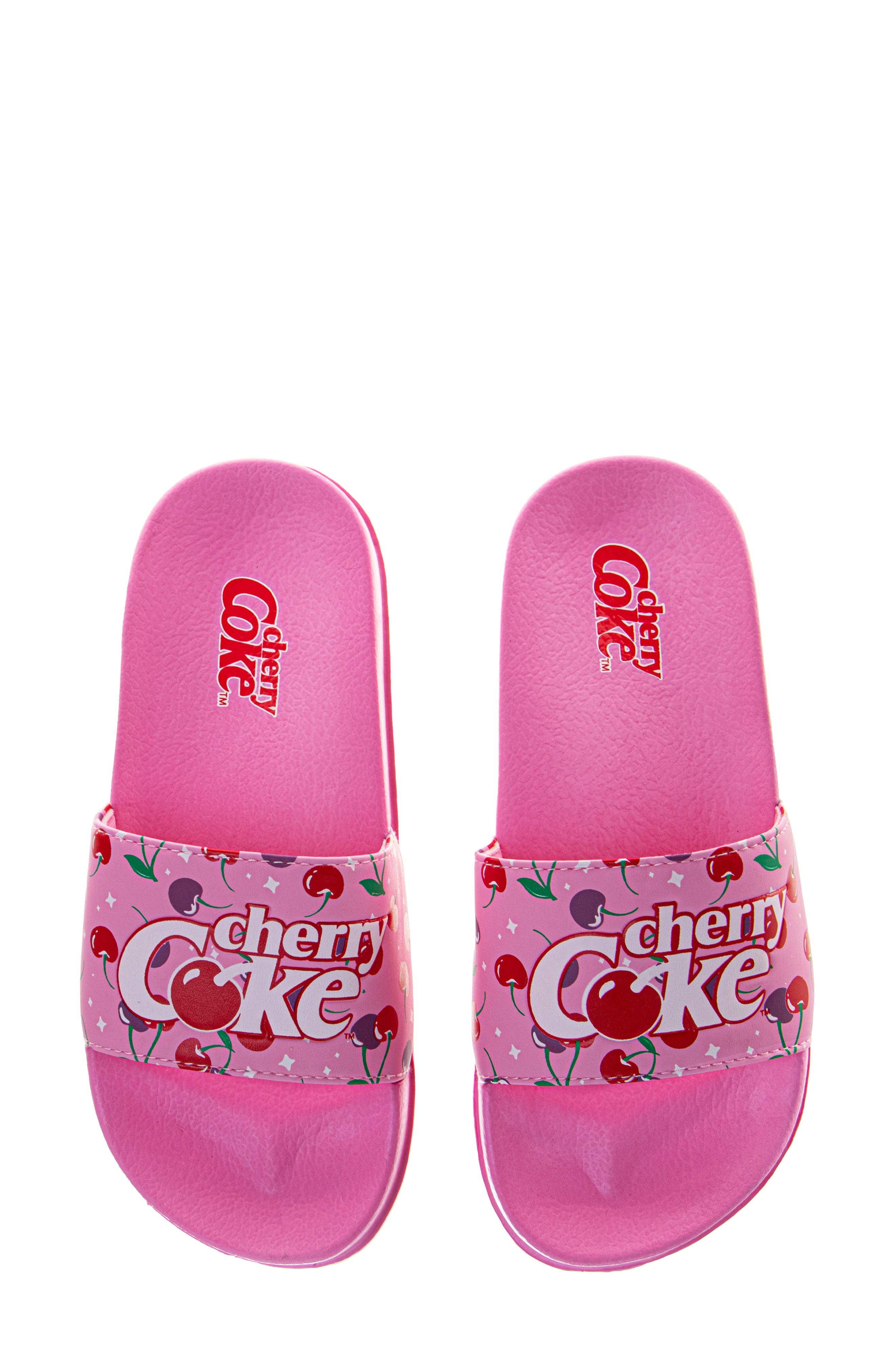 JOSMO Cherry Coke<sup>®</sup> Slide Sandal, Alternate, color, Pink