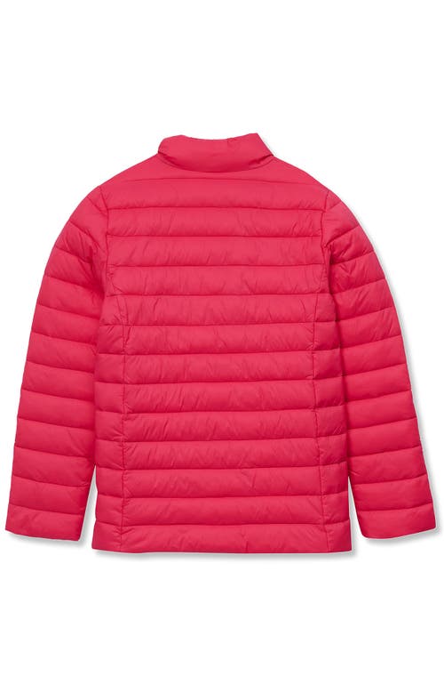 Lands' End Kids Insulated Down Alternative Thermoplume Jacket In Red