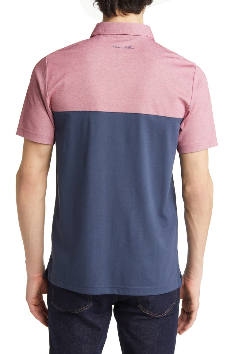 TravisMathew Lake Life Piqué Polo, Alternate, color, Earth Red