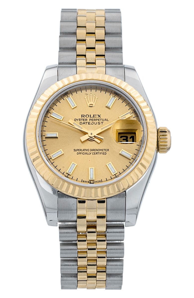 Watchfinder & Co. Rolex Preowned Datejust Lady Bracelet Watch, 26mm, Main, color,